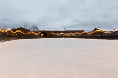Çizik doku dondurulmuş. Grunge beton arka plan