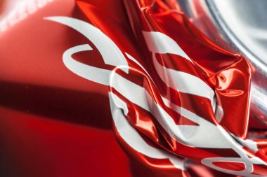 Sıkıştırılmış alüminyum arka plan üzerinde olabilir yakın