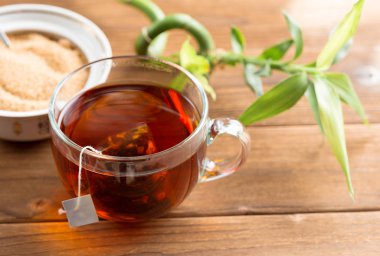 Sabah çay ahşap tablo 