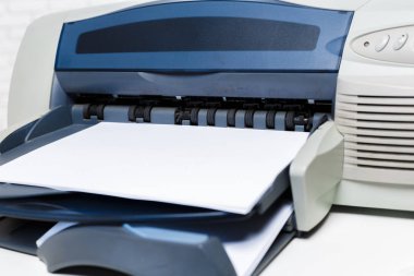 ofiste modern yazıcının yakın çekim