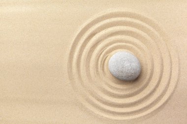 Zen Bahçe meditasyon taş arka plan