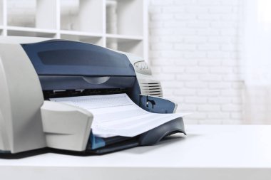 ofiste modern yazıcının yakın çekim