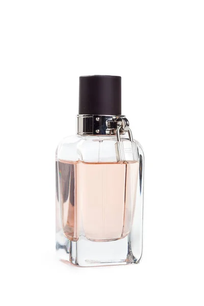 Frasco Perfume Isolado Fundo Branco — Fotografia de Stock