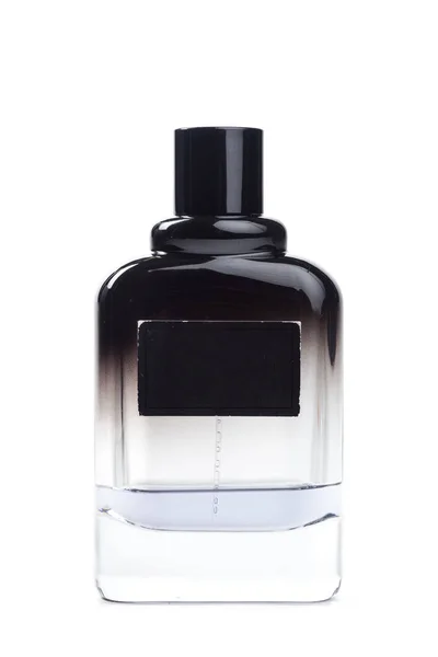 Üveg Parfümös Üveg Elszigetelt Fehér Háttér — Stock Fotó