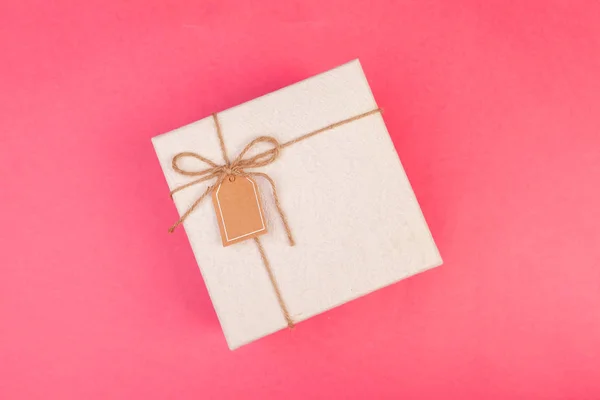 Top View Gift Box — Stock Photo, Image