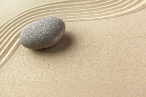 Tło Kamienny Ogród Medytacji Zen — Zdjęcie stockowe