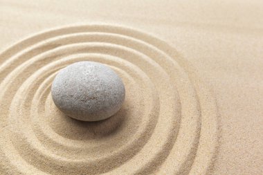 Zen Bahçe meditasyon taş arka plan