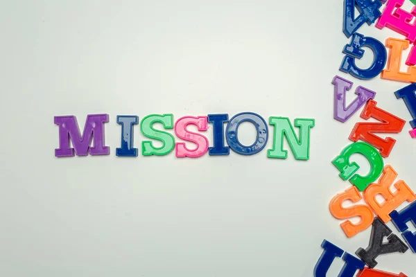 Elegir Una Palabra Madera Misión — Foto de Stock