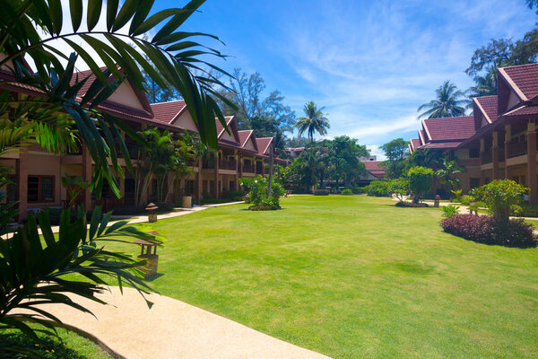 luxury hotel resort view