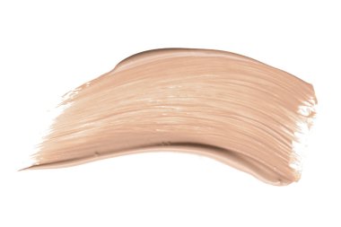 Sıvı temel beyaz arka plan üzerinde leke.