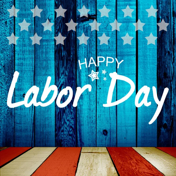 Glad Labor Day Banner Amerikansk Patriotisk Bakgrund — Stockfoto