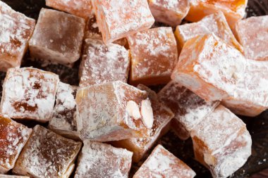 taze Türk lokumu yakın çekim 