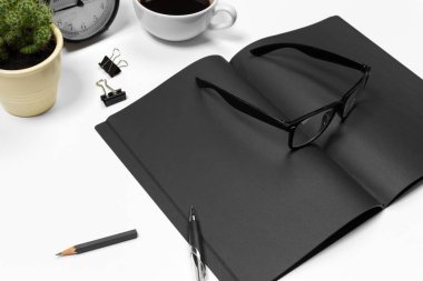 Yaratıcı boş ofis resepsiyon arka plan görünümünü 