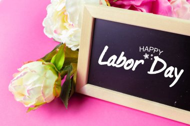 İşçi Bayramı kompozisyon. arka planda, yakın çekim