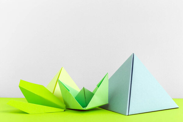 Абстрактный красочный геометрический фон вблизи мягкого фокуса
