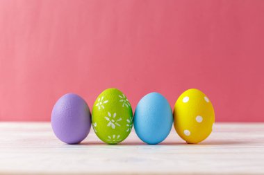 renkli yumurta Paskalya tatili arka plan 