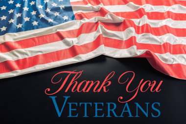 Gaziler günü Amerikan bayrağı ile bileşik resmi