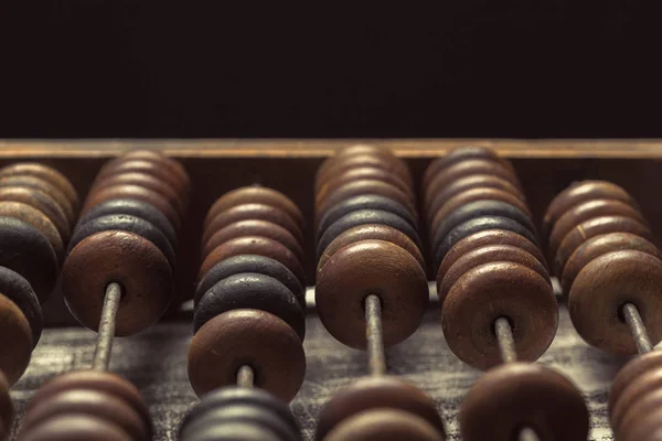 Primer Plano Madera Vintage Abacus — Foto de Stock