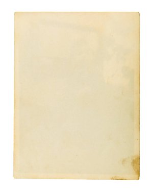 Eski kağıt beyaz arka plan üzerinde kapatın.