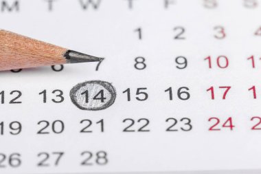 Takvim sayfasındaki tarihlerin kapatılması