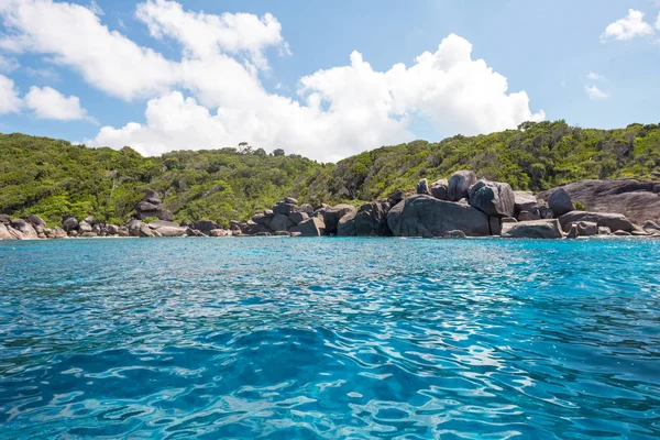 Vista Panoramica Del Mare Delle Scogliere Sulla Costa — Foto Stock