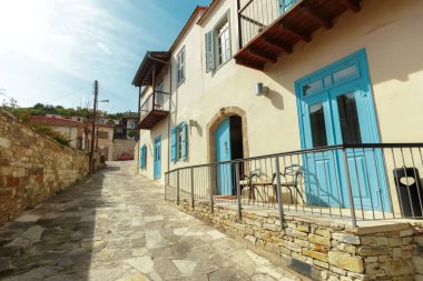 Avrupa'nın eski bir şehir sokak sahne