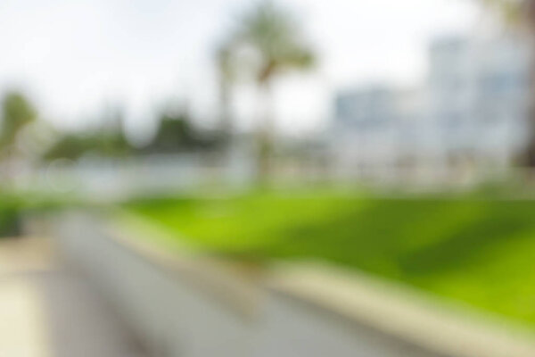 Абстрактный размытый городской фон
