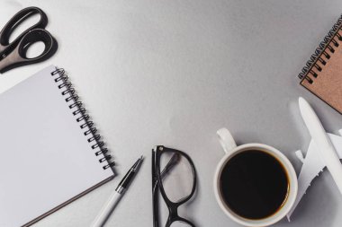 İleti örneği ile çalışma alanının üstten görünüm