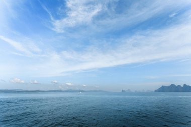 tropikal deniz manzara doğal görünümü