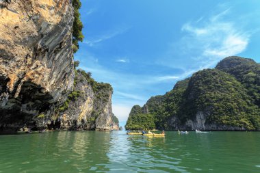 tropikal deniz manzara doğal görünümü