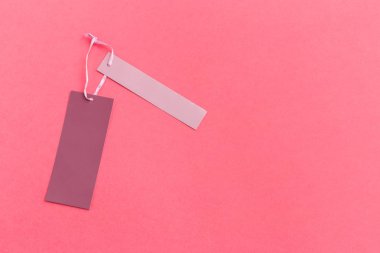 arka plan üzerinde fiyat etiketi boş, yakın çekim