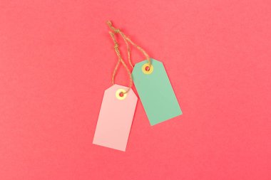 arka plan üzerinde fiyat etiketi boş, yakın çekim