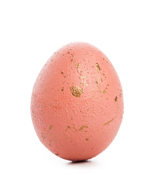 Telur Paskah Dicat Bergaya Diisolasi Pada Latar Belakang Putih Close — Stok Foto