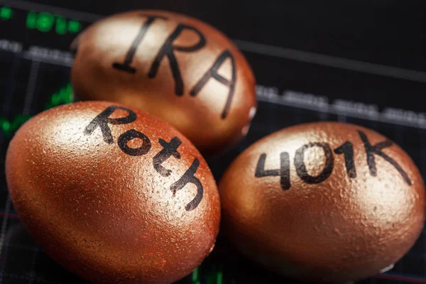 Risparmio Pensionamento Con Ira — Foto Stock