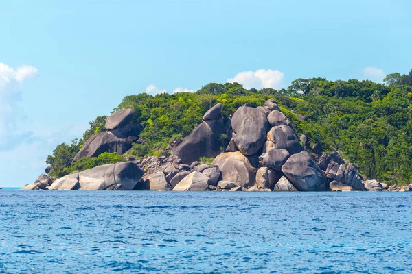 Beau Paysage Avec Mer Rochers — Photo