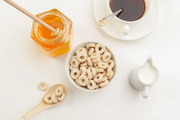 Close Bowl Healthy Muesli Table — Stock Photo, Image