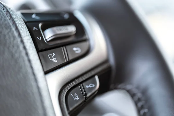 Interieur Van Nieuwe Auto Close Weergave Van Details — Stockfoto