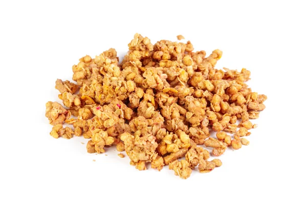 Oat Granola Breakfast Cereal Isolated White Background — Stock Photo, Image