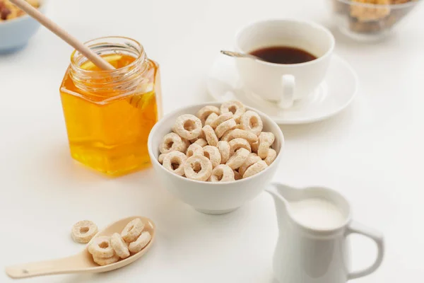 Close Bowl Healthy Muesli Table — Stock Photo, Image