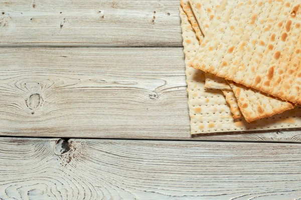 Jewish Traditional Passover Matzo Bread — Stock Photo, Image