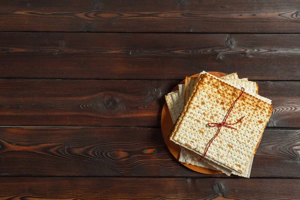 Páscoa Tradicional Judaica Pão Matzo — Fotografia de Stock