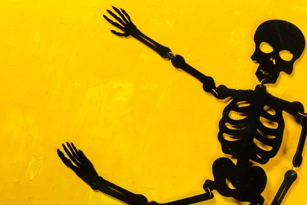 Tablo Ürkütücü Arka Plan Üzerinde Halloween Dekorasyon — Stok fotoğraf