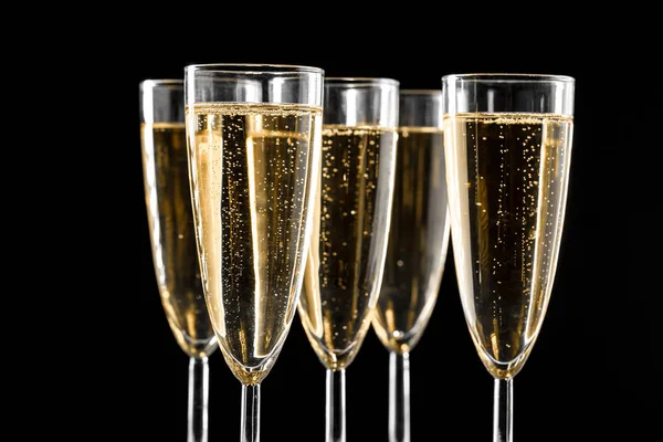 Molti Bicchieri Champagne — Foto Stock