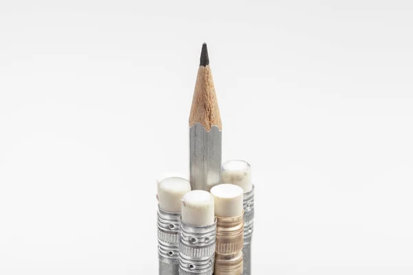 Crayon Sur Fond Blanc — Photo