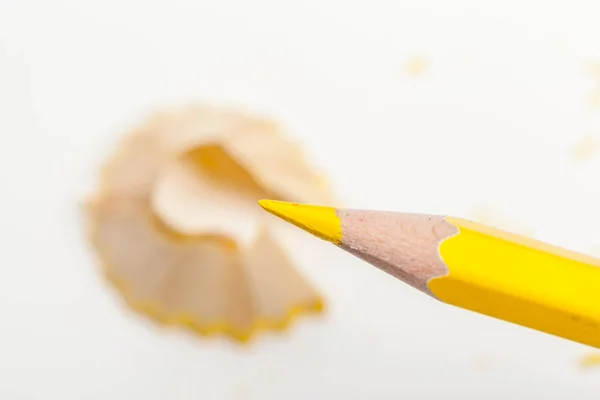 Close Van Kleurrijke Potlood Selectieve Aandacht — Stockfoto