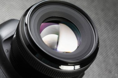 ayrıntılarda modern Dijital Slr fotoğraf makinesinin yakın çekim 