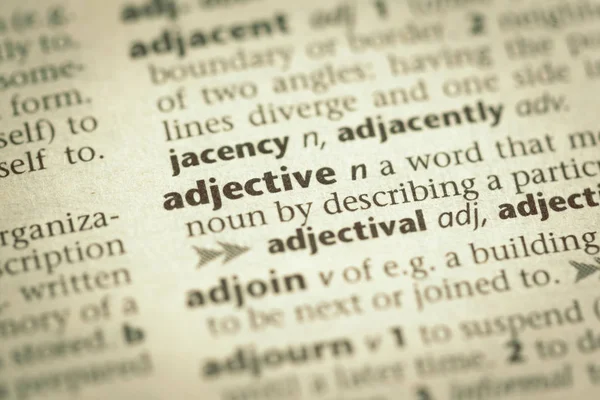 単語の辞書の定義のクローズ アップ — ストック写真
