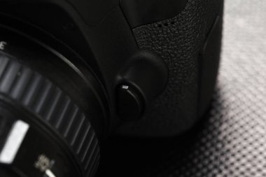 ayrıntılarda modern Dijital Slr fotoğraf makinesinin yakın çekim 