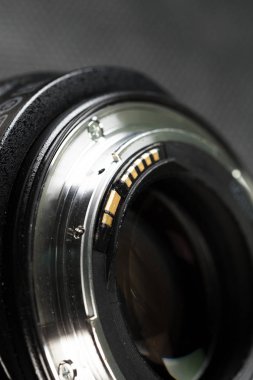 modern kamera lens ayrıntılarda yakın çekim  