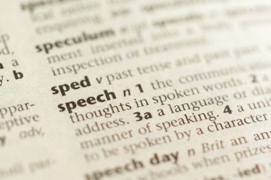 sözcüğün sözlük tanımı yakın çekim 